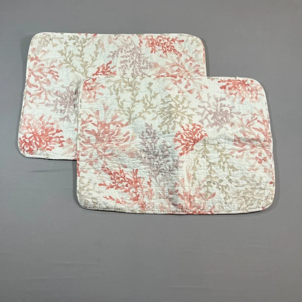 Set Of 2 Sigrid Olsen Home Standard Pillow Shams 21